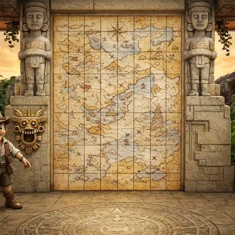 Gonzo Treasure Map online slot game at mnl63